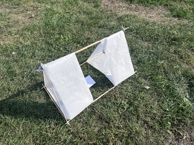 Box kite payload recovery vehicle